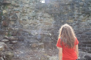 Admiring St. Andrew's Castle