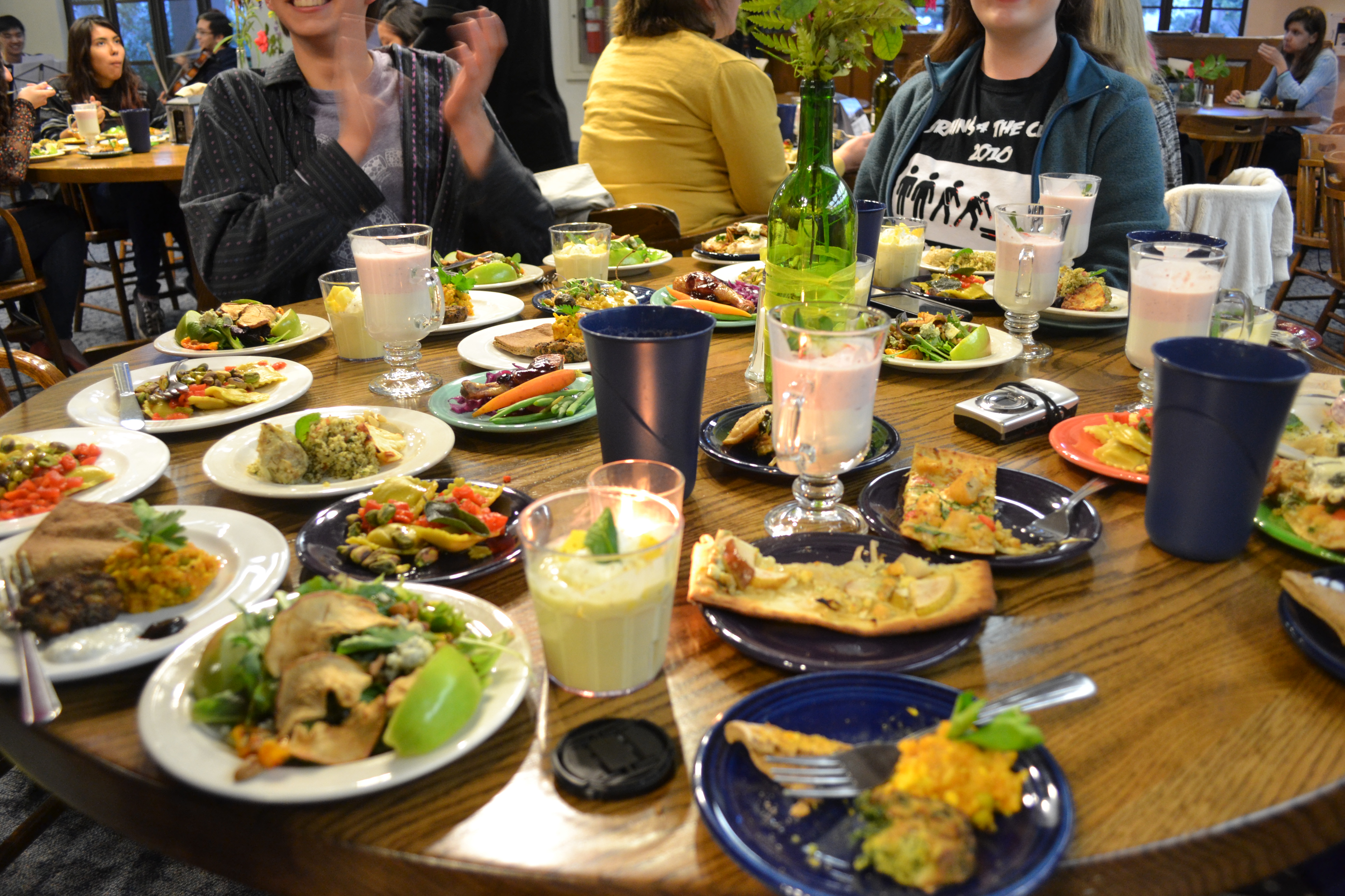 Look at all the wonderful dishes!  Photo credit Roxana Garcia