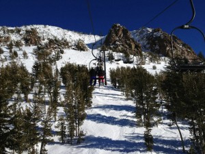 Skiing at Mammoth Mountain