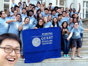 The Pomona chapter of the Quest Scholars Network! QuestBridge is a national organization that services low income and first generation students.