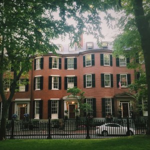 A peek at the Georgian architecture of Beacon Hill, Boston. 