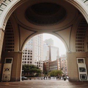 The city of Boston, framed. I'll be back for more!