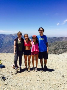 My very tolerant fellow Mount Baldy hikers (who are considerably more fit)