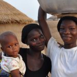 Ghanaian women and child
