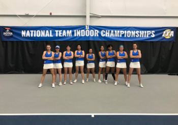 Tennis team at National Indoor Championships