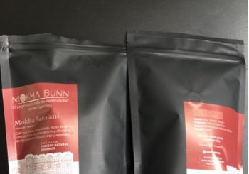 two bags of coffee