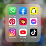 Icons for 9 social media apps