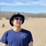 Kevin Song with desert background